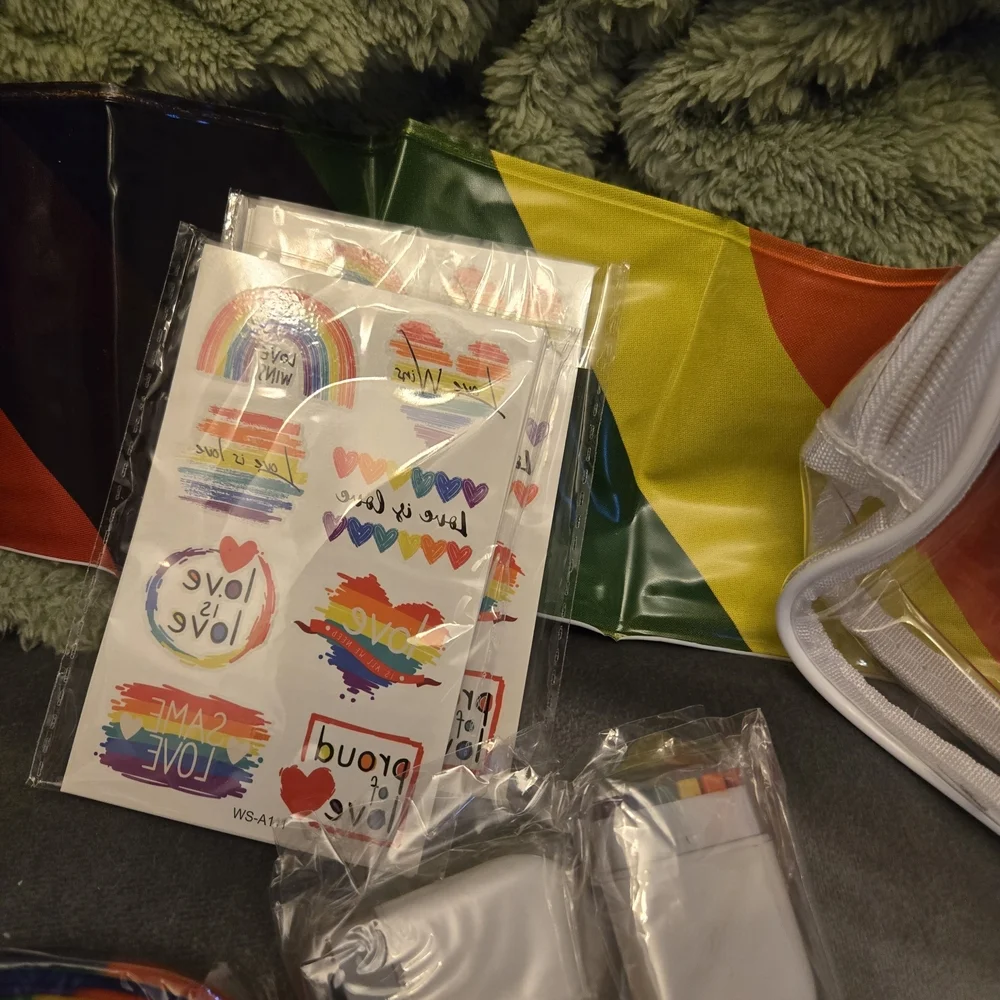 Rainbow Party Supplies Set